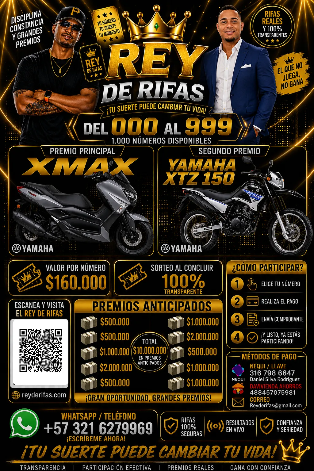 👑 ¡EL REY DE LAS RIFAS YA LLEGÓ!